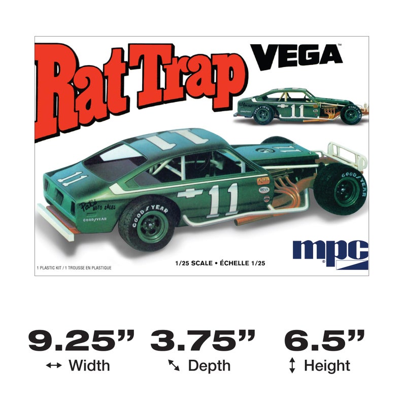 MPC Round 2 1974 Chevy Vega Modified Rat Trap (2T) (MPC905M) - Image 5